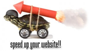 speed up slow loading website
